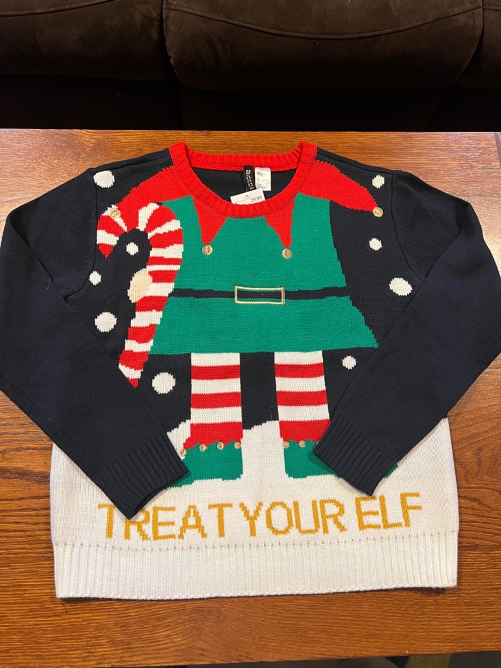 H&M | Women’s Size S | Red and Green Holiday Crewneck Sweater